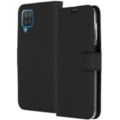 Accezz Étui de télephone Wallet Samsung Galaxy A12 - Noir