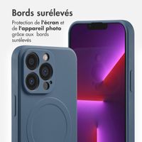imoshion Coque Couleur avec MagSafe Apple iPhone 13 Pro - Bleu foncé