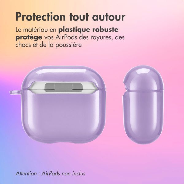 imoshion Coque Néon Apple AirPods 4 - Pourpre