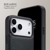 Selencia Coque de télephone Nova avec cordon et porte-cartes Apple iPhone 17 Pro Max - Noir