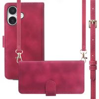 imoshion Etui de télephone portefeuille avec cordon Apple iPhone 16 - Rood