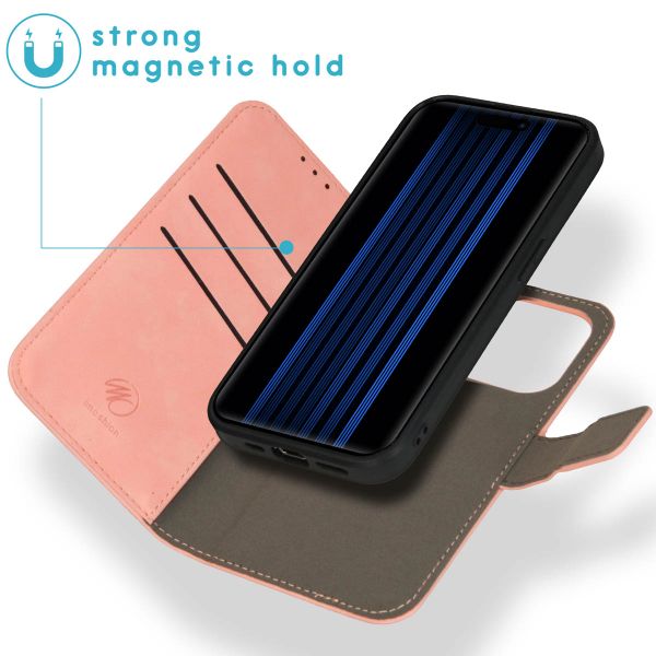 imoshion Etui de télephone luxe 2-en-1 amovible Apple iPhone 15 Pro - Rose
