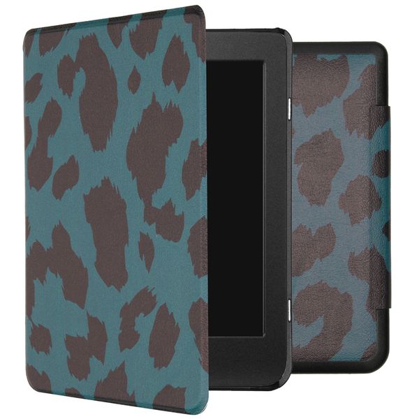 imoshion ﻿Design Slim Hard Sleepcover Kobo Nia - Green Leopard