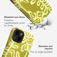 Selencia Coque arrière Vivid Apple iPhone 13 - Chalky Bloom