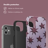 Selencia Coque arrière Vivid Apple iPhone 11 - Stars Plum Lilac