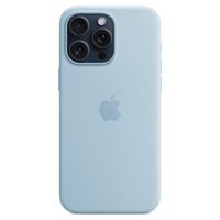 Apple Coque en silicone MagSafe Apple iPhone 15 Pro Max - Light Blue