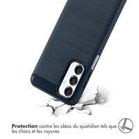 imoshion Coque Brushed Samsung Galaxy A16 5G - Bleu foncé