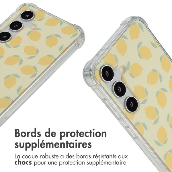 imoshion Coque Design avec cordon Samsung Galaxy S24 - Citrus Dream