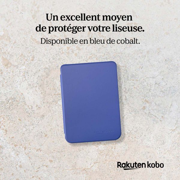 Kobo Etui de liseuse Basic SleepCover Kobo Clara Colour / BW - Cobalt Blue