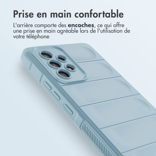 imoshion Coque arrière EasyGrip Samsung Galaxy A53 - Bleu clair