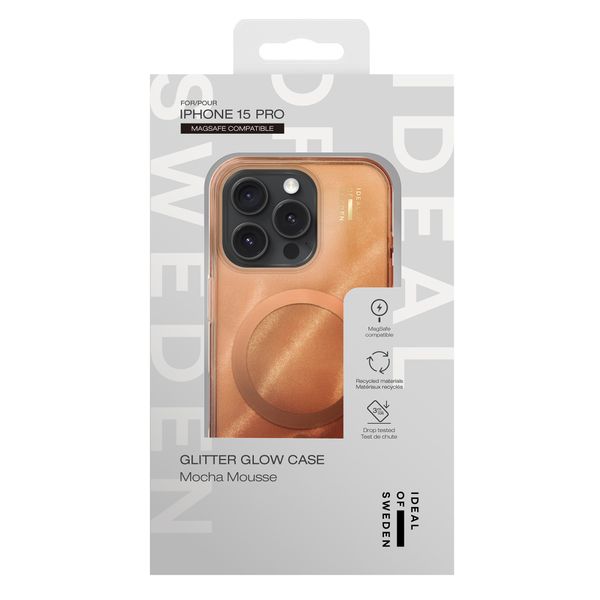 iDeal of Sweden Coque Clear MagSafe Apple iPhone 15 Pro - Mocha Mousse