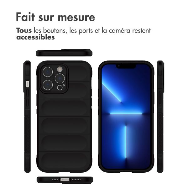 imoshion Coque arrière EasyGrip iPhone 13 Pro Max - Noir