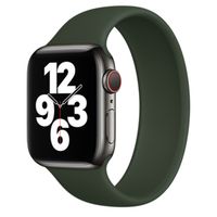 Apple Bracelet Boucle unique en Silicone Apple Watch | 44/45/46/49 mm - Taille 8 - Cyprus Green