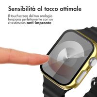 imoshion Coque rigide brillante à couverture complète Apple Watch 7 / 8 / 9 - 45 mm - Doré