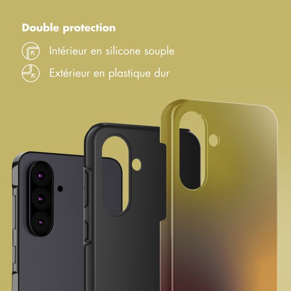 Selencia Coque arrière Vivid Samsung Galaxy A36 / A56 - Gradient Olive Dust