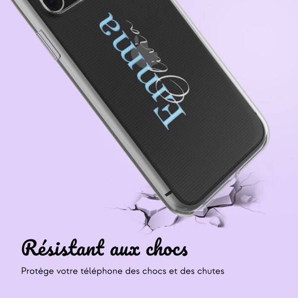 Coque personnalisée avec un nom iPhone 11 - Transparent