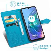 imoshion Etui de télephone Mandala Motorola Moto G30 / G20 / G10 (Power) - Turquoise