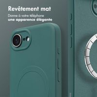 imoshion Coque Couleur avec MagSafe iPhone 16e - Vert foncé