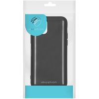 imoshion Coque avec support de passe iPhone 12 (Pro) - Noir