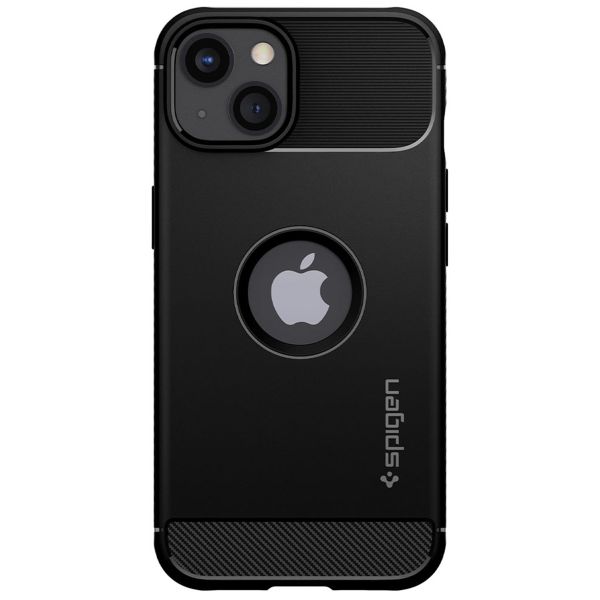 Spigen Coque Rugged Armor iPhone 13 - Noir