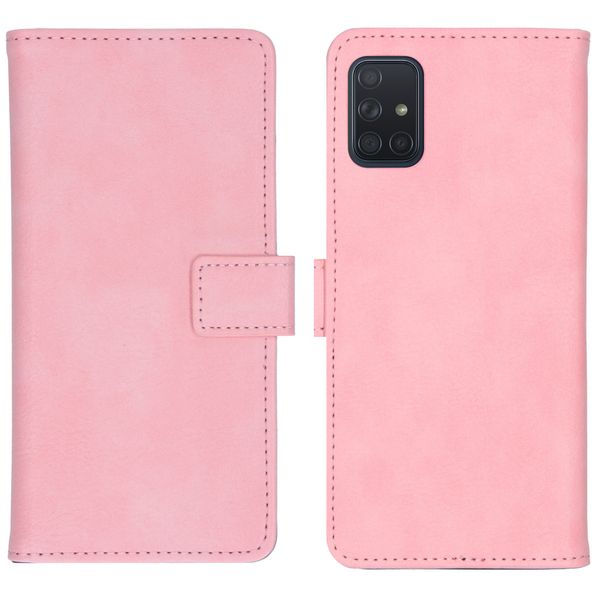 imoshion Étui de téléphone portefeuille Luxe Galaxy A71 - Rose