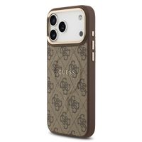 Guess Coque MagSafe Classic avec logo 4G Apple iPhone 17 Pro - Marron
