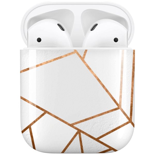 imoshion Coque Hardcover Design AirPods 1 / 2 - White Graphic