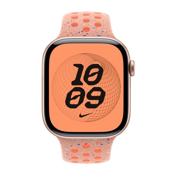 Apple Bracelet Nike Sport Apple Watch Series 1 t/m 9 / SE (38/40/41 mm) | Series 10 / 11 (42 mm) - Taille M/L - Alpenglow Pink