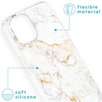 imoshion Coque Design iPhone 13 - White Marble