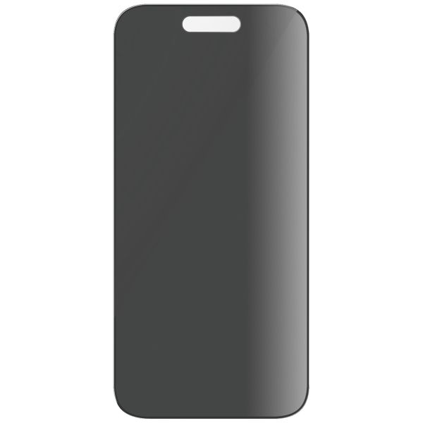 PanzerGlass ﻿Protection d'écran Privacy Ultra-Wide Fit Anti-bactérienne avec applicateur iPhone 15