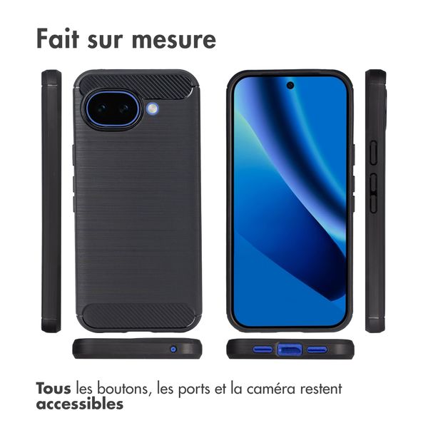 imoshion Coque Brushed Google Pixel 10a - Noir