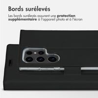 Accezz Étui de télephone Wallet Samsung Galaxy S24 Ultra - Noir