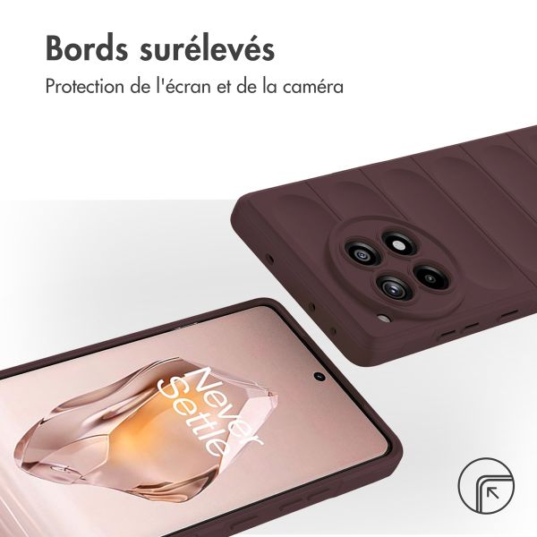 imoshion Coque arrière EasyGrip OnePlus 12R - Aubergine