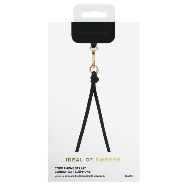 iDeal of Sweden ﻿Cord Phone Strap Universal - Cordon de téléphone - Universel - Black