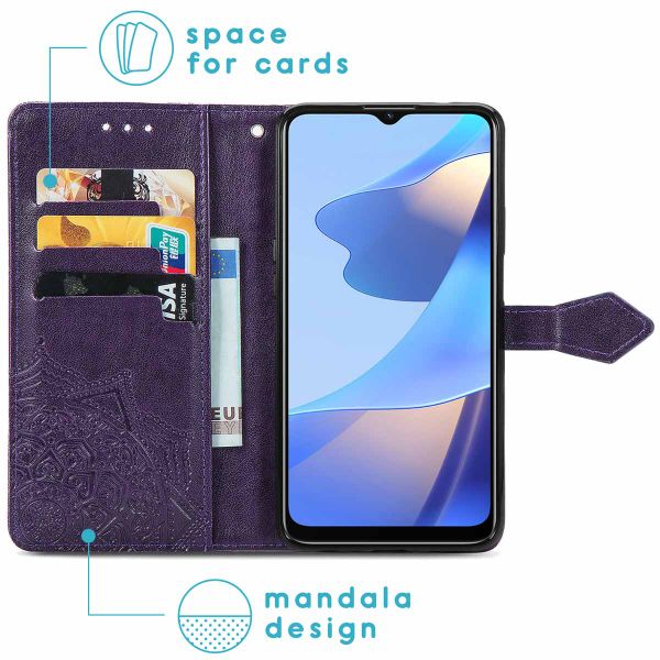 imoshion Etui de téléphone portefeuille Oppo A16(s) / A54s - Violet