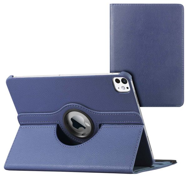 imoshion Coque tablette rotatif à 360° iPad 11 (2025) 11 pouces / iPad 10 (2022) 10.9 pouces - Bleu foncé