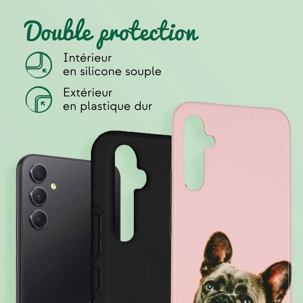 Concevez votre propre coque Tough Samsung Galaxy A34 (5G) - Blanc