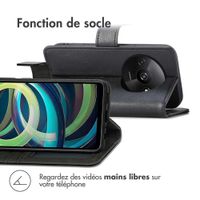 imoshion Étui de télephone portefeuille de luxe Xiaomi Redmi A3 - Noir