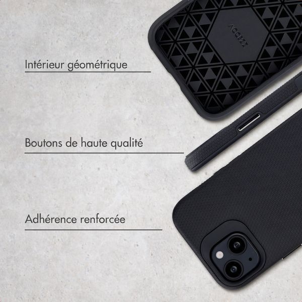Accezz Coque Tough avec MagSafe Apple iPhone 13 - Noir