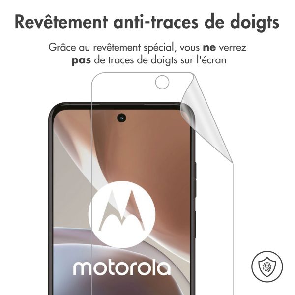 imoshion Protection d'écran Film 3 pack Motorola Moto G32