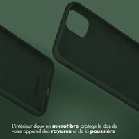 Accezz Coque Liquid Silicone Samsung Galaxy A55 - Forest Green