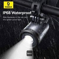 Baseus Support de Téléphone PrimeTrip avec Lampe de vélo - Magnétique - Universel - Cosmic Black