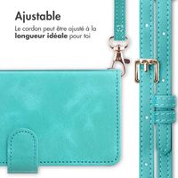 imoshion Etui de télephone portefeuille avec cordon Samsung Galaxy S22 - Turquoise