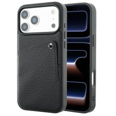Selencia Coque Riva avec porte-cartes Apple iPhone 17 Pro - Noir