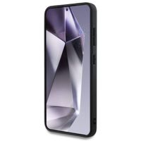 Guess Coque 4G Metal Logo Saffiano Samsung Galaxy S25 Plus - Noir