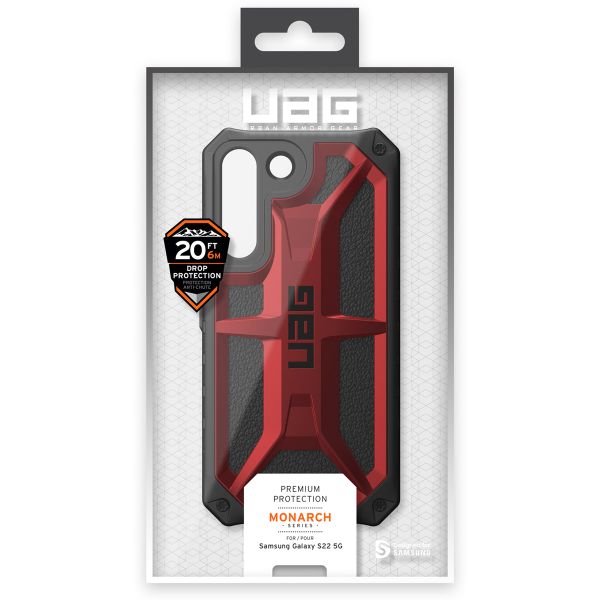 UAG Coque Monarch Samsung Galaxy S22 - Crimson