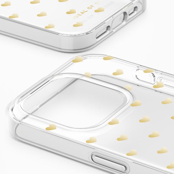 iDeal of Sweden Coque arrière Mirror Apple iPhone 15 Pro Max - Golden Hearts