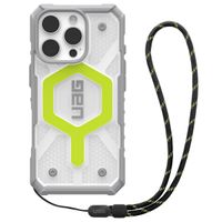 UAG Coque Pathfinder MagSafe avec ﻿Bracelet iPhone 16 Pro - Active Neon