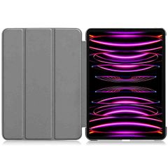 imoshion Coque tablette Trifold iPad Pro 12.9 (2018/2020/2021/2022) - Noir