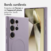 imoshion Coque Couleur avec MagSafe Samsung Galaxy S24 Ultra - Lila